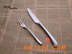 月饼餐具，月饼刀叉，月饼包装盒配件，不锈钢刀叉图2