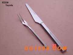 月饼餐具，月饼刀叉，月饼包装盒配件，不锈钢刀叉图3